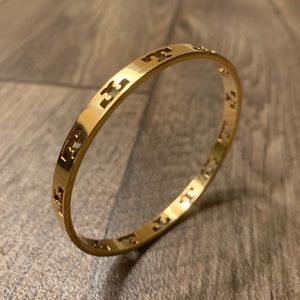 Tory Burch Gold “T” Bangle